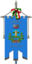 Flag ofCollesalvetti 